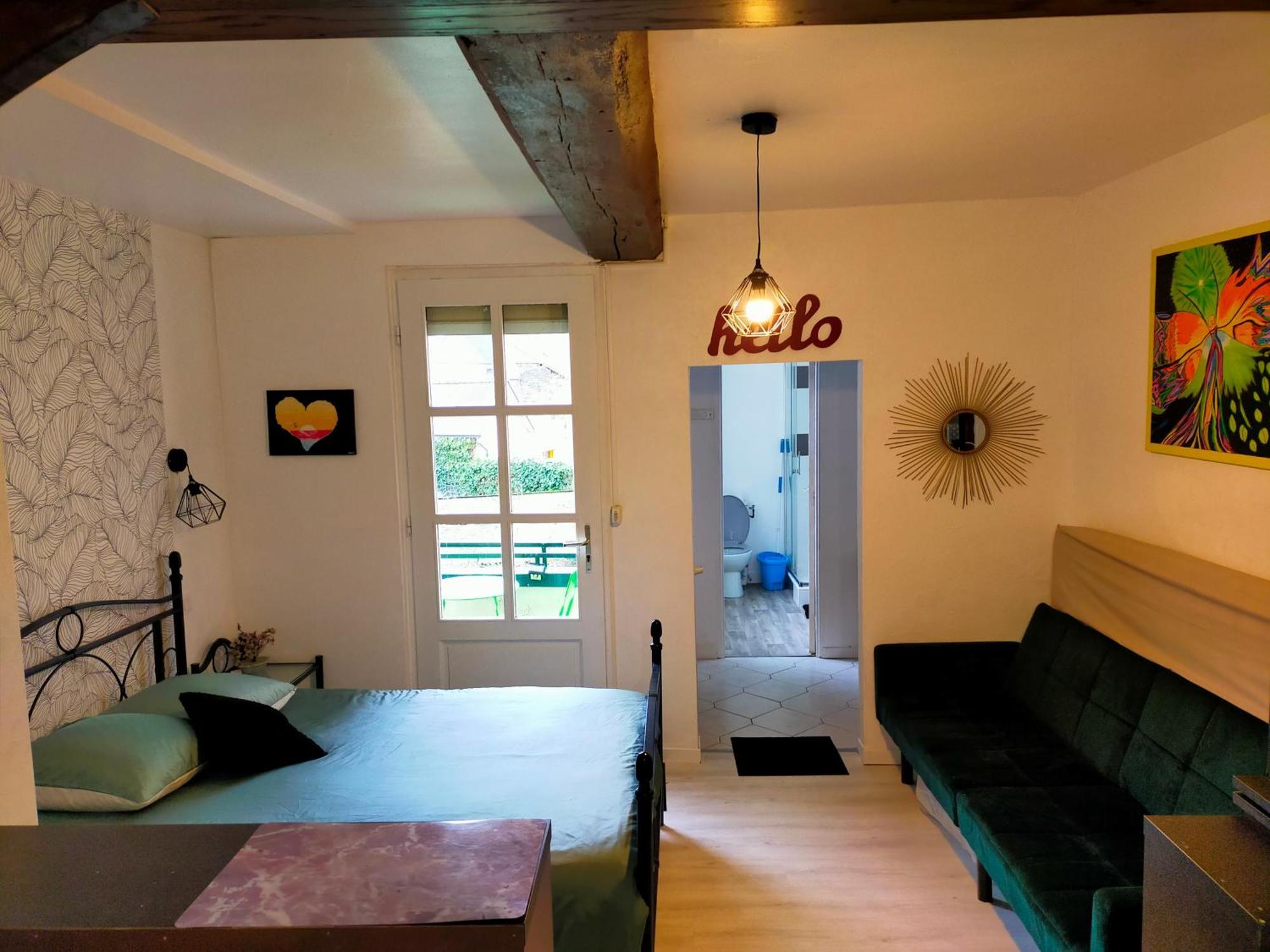 Studio En Rdc Avec Balcon Centre Vitre Eksteriør billede